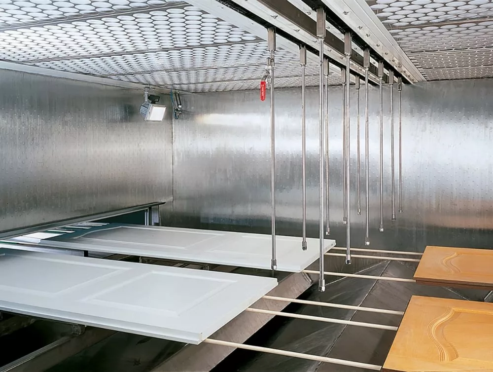 Beschichtung Bauelemente. Venjakob Maschinenbau.