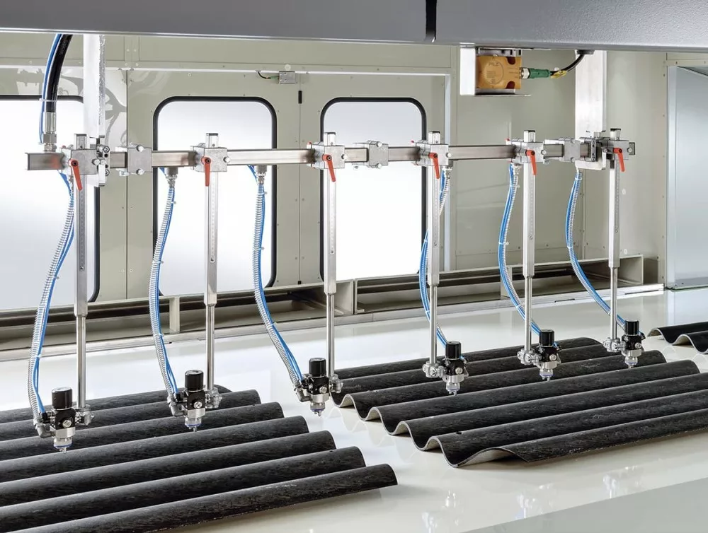 Lackieranlagen Baustoffe. Venjakob Maschinenbau.