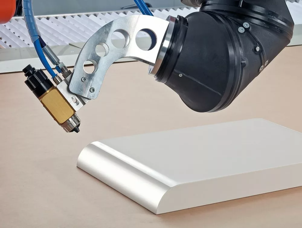 Beschichtung Holz/ Möbel. Venjakob Maschinenbau.