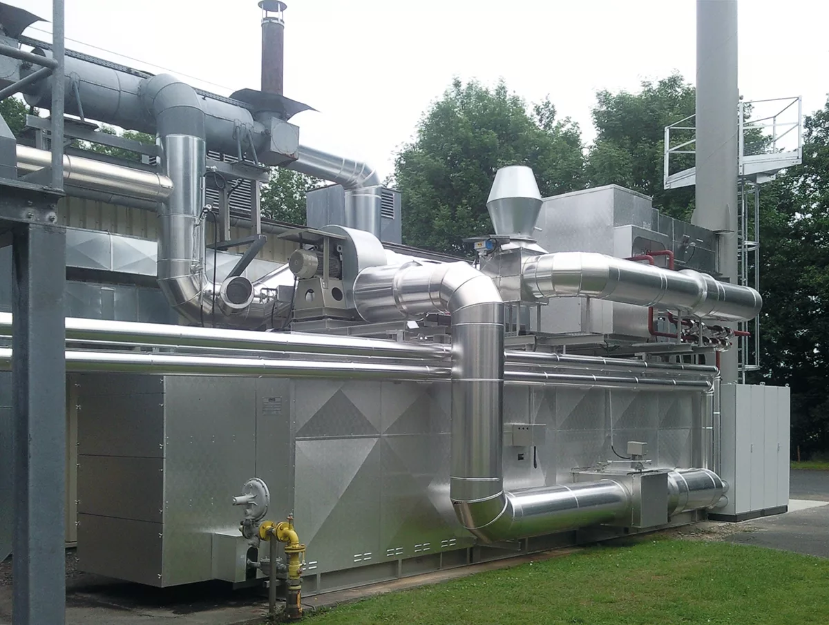 VenClean Air Thermische Verbrennungsanlage. Venjakob Maschinenbau.