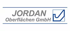Logo Jordan Oberflächen. Venjakob Macshinenbau.