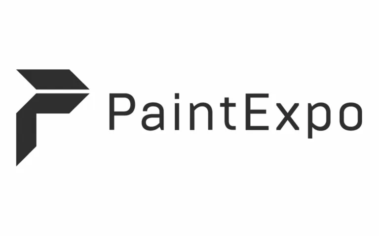 Logo PaintExpo. Venjakob Maschinenbau.